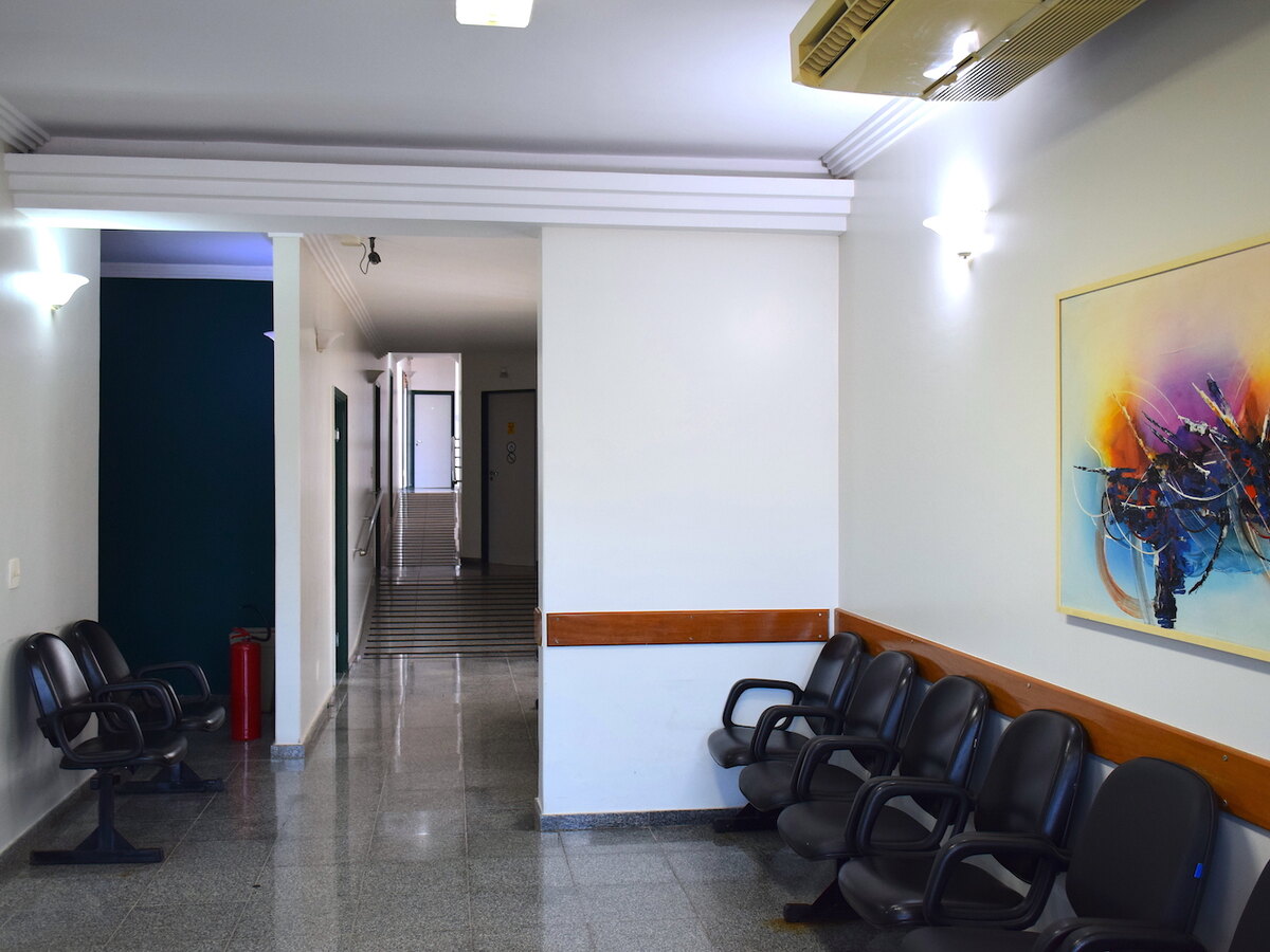 Recepção e sala de espera da CEORT