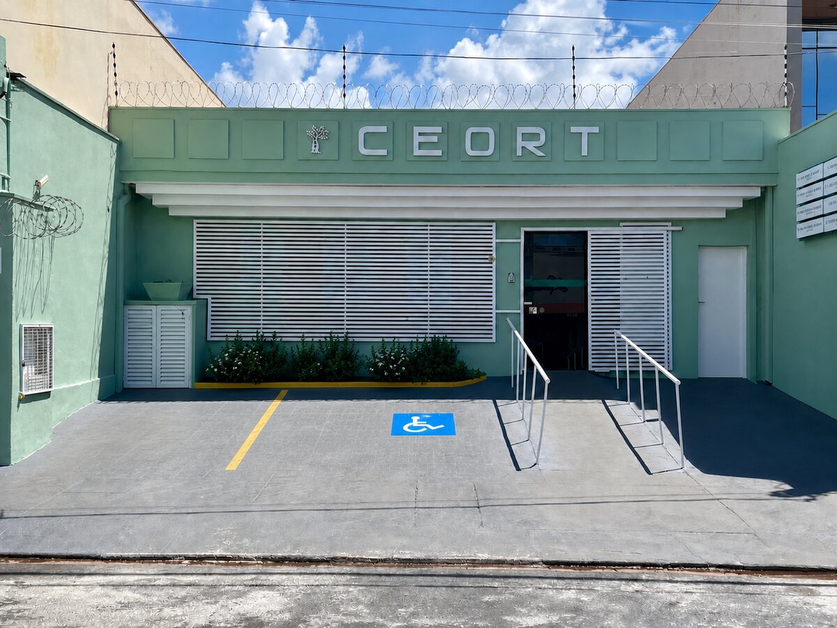 Fachada da CEORT em Ribeirão Preto
