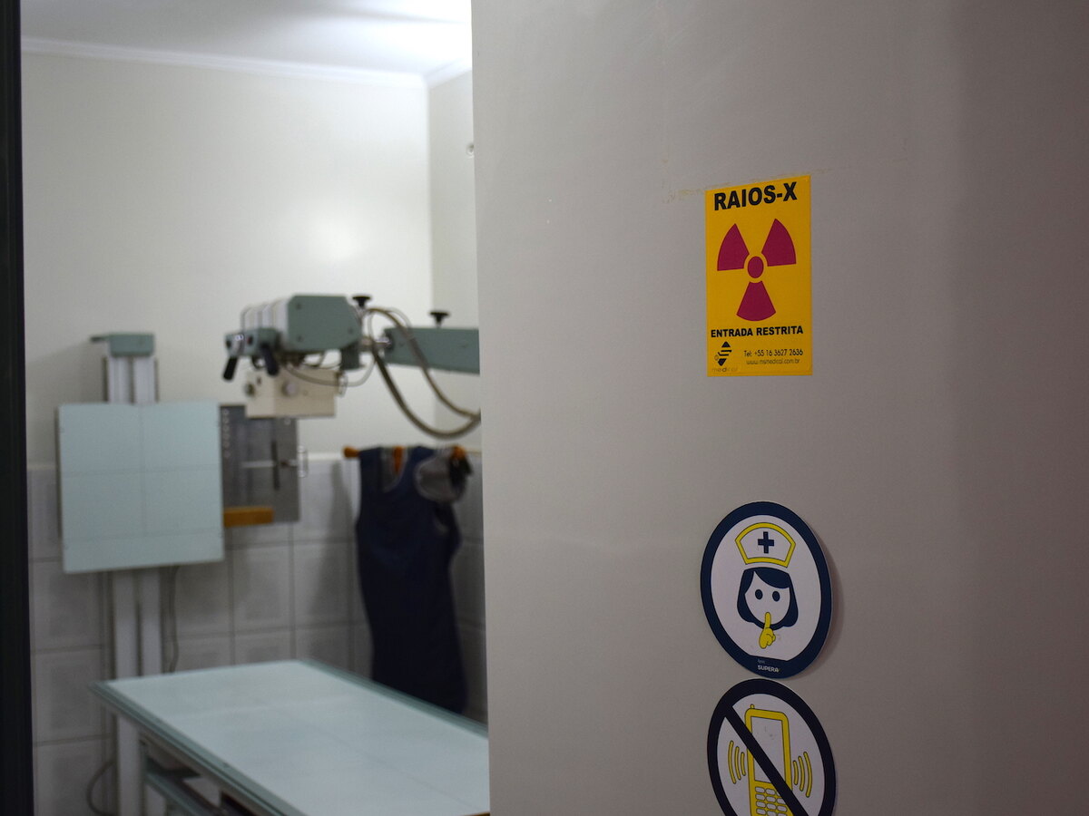 Sala de radiografia digital da CEORT